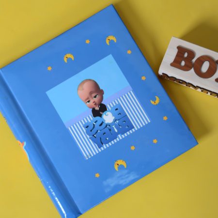 آلبوم عکس پسرانه از نوع چسبی با جلد چاپ دار بچه رئیس